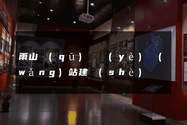 雨山區(qū)專業(yè)網(wǎng)站建設(shè)