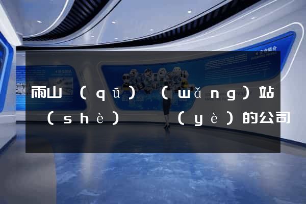 雨山區(qū)網(wǎng)站設(shè)計專業(yè)的公司