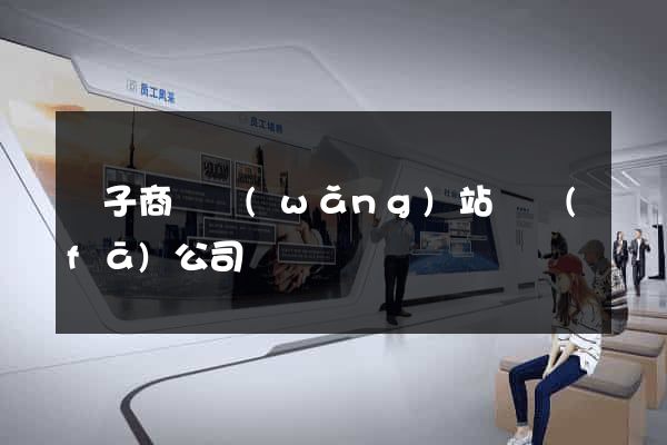 電子商務網(wǎng)站開發(fā)公司
