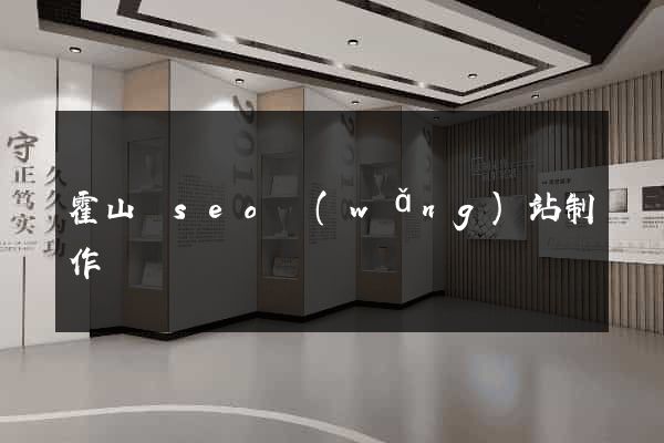 霍山縣seo網(wǎng)站制作