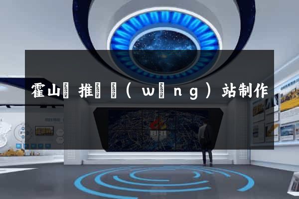 霍山縣推廣網(wǎng)站制作
