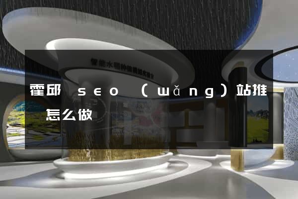 霍邱縣seo網(wǎng)站推廣怎么做