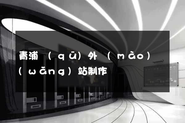 青浦區(qū)外貿(mào)網(wǎng)站制作