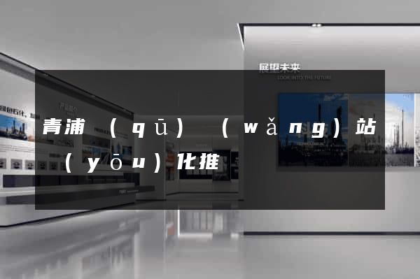 青浦區(qū)網(wǎng)站優(yōu)化推廣