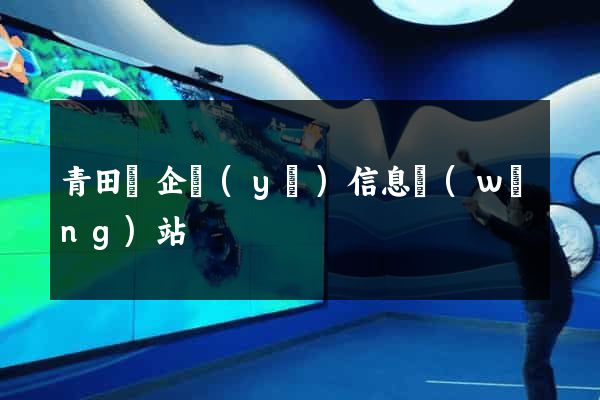 青田縣企業(yè)信息網(wǎng)站