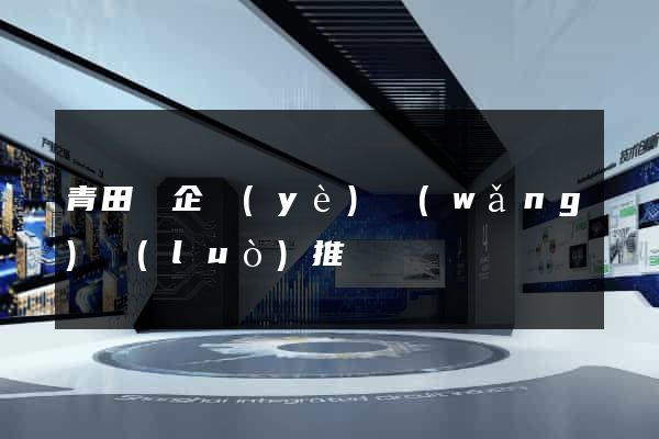 青田縣企業(yè)網(wǎng)絡(luò)推廣