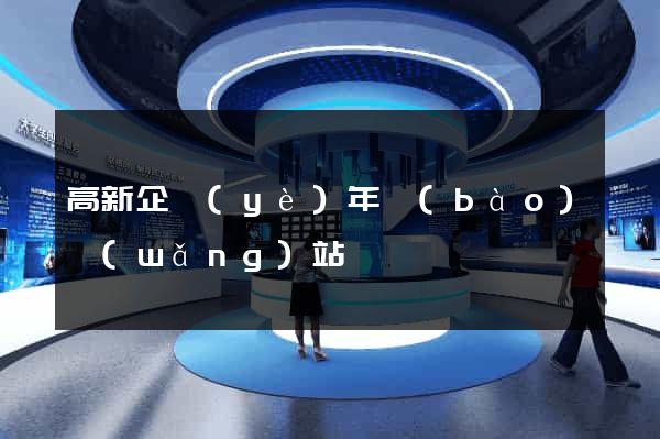 高新企業(yè)年報(bào)網(wǎng)站