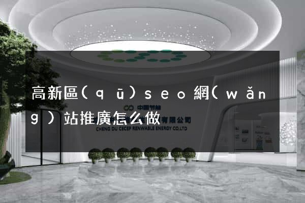高新區(qū)seo網(wǎng)站推廣怎么做