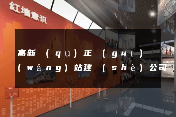 高新區(qū)正規(guī)網(wǎng)站建設(shè)公司
