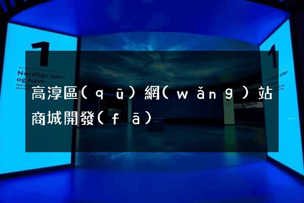 高淳區(qū)網(wǎng)站商城開發(fā)