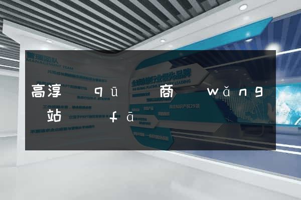高淳區(qū)電商網(wǎng)站開發(fā)