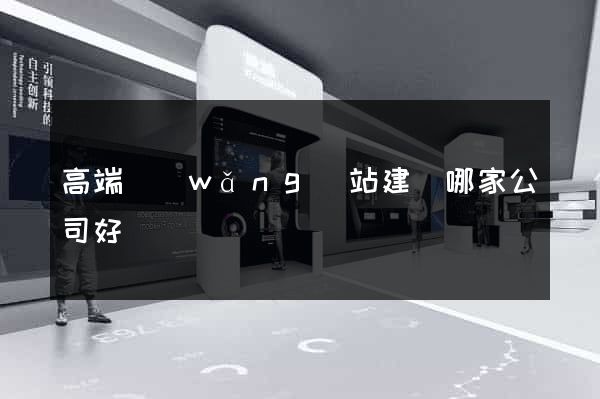高端網(wǎng)站建設哪家公司好