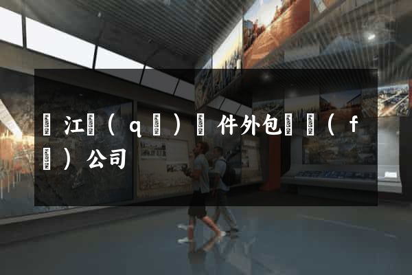 鳩江區(qū)軟件外包開發(fā)公司