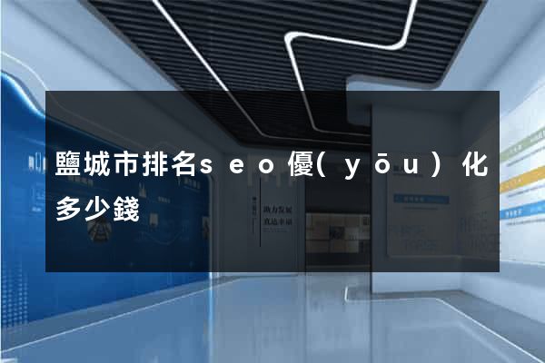 鹽城市排名seo優(yōu)化多少錢