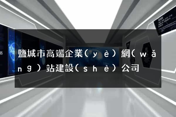 鹽城市高端企業(yè)網(wǎng)站建設(shè)公司