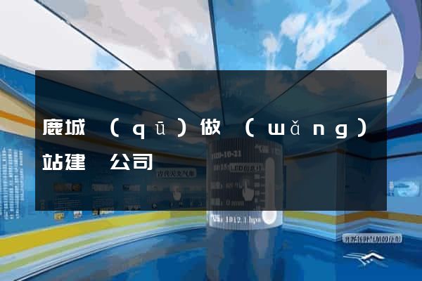 鹿城區(qū)做網(wǎng)站建設公司