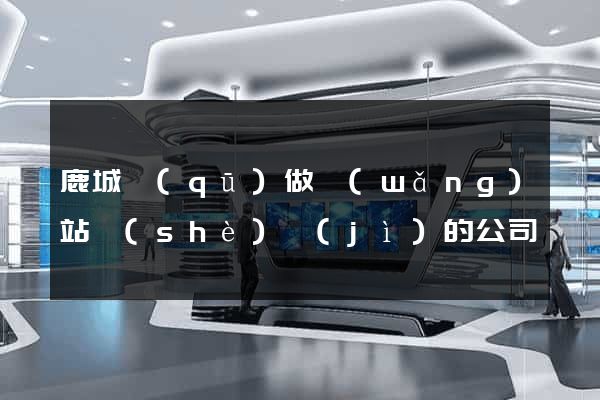 鹿城區(qū)做網(wǎng)站設(shè)計(jì)的公司