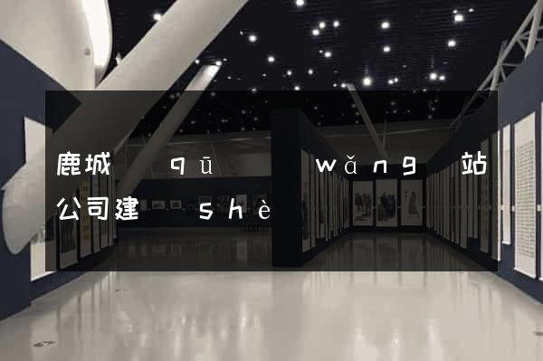鹿城區(qū)網(wǎng)站公司建設(shè)
