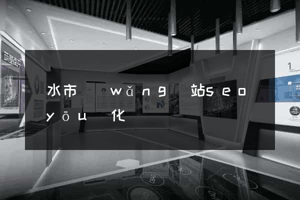 麗水市網(wǎng)站seo優(yōu)化