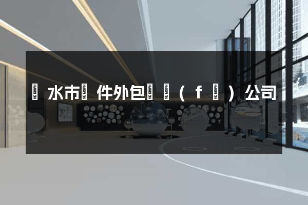 麗水市軟件外包開發(fā)公司