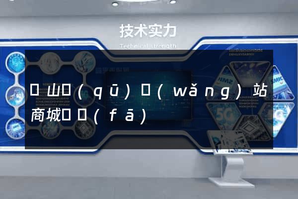 黃山區(qū)網(wǎng)站商城開發(fā)