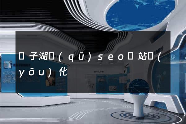 龍子湖區(qū)seo網站優(yōu)化