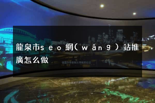 龍泉市seo網(wǎng)站推廣怎么做