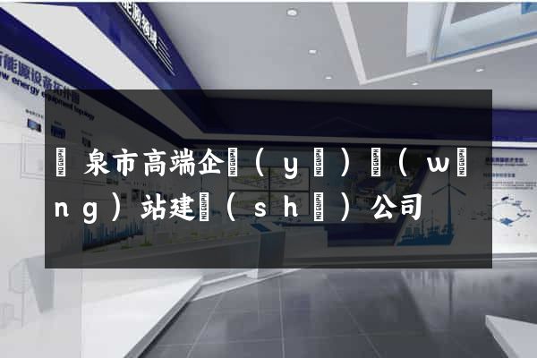 龍泉市高端企業(yè)網(wǎng)站建設(shè)公司