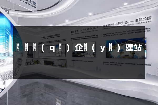 龍灣區(qū)企業(yè)建站