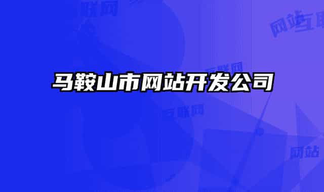 馬鞍山市網站開發(fā)公司