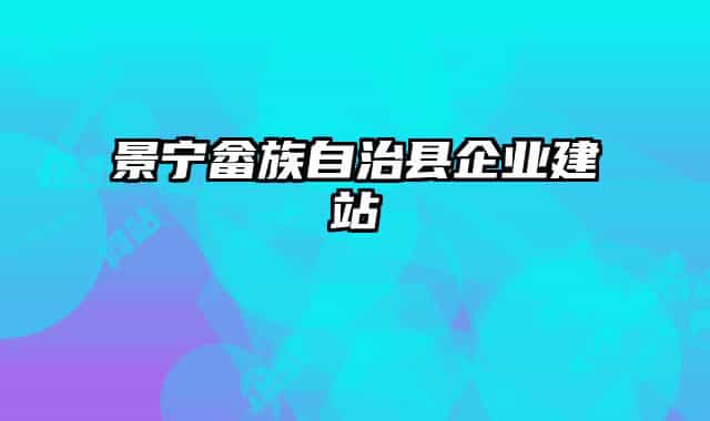 景寧畬族自治縣企業(yè)建站
