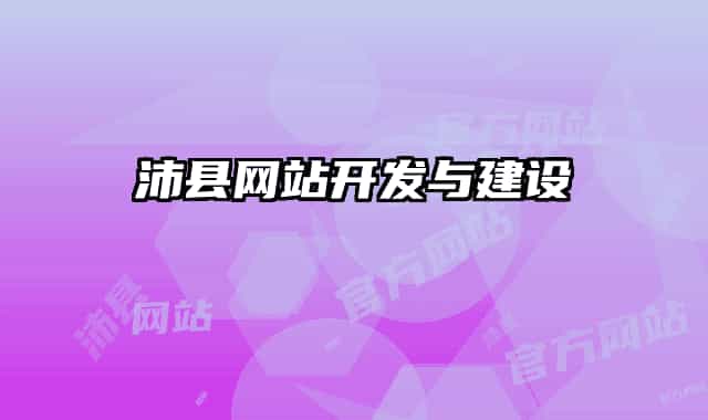 沛縣網(wǎng)站開發(fā)與建設