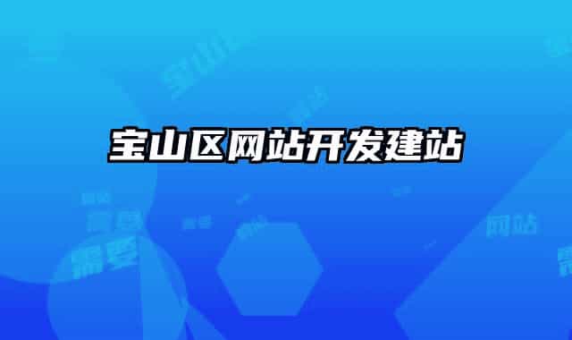 寶山區(qū)網(wǎng)站開發(fā)建站