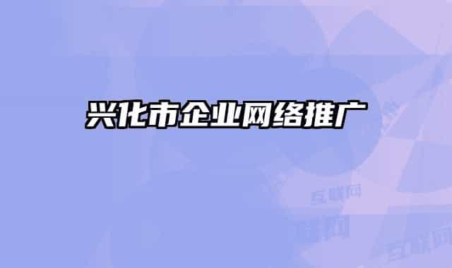 興化市企業(yè)網(wǎng)絡推廣