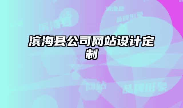 濱海縣公司網(wǎng)站設(shè)計(jì)定制
