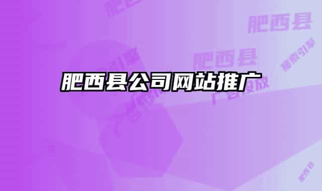 肥西縣公司網(wǎng)站推廣