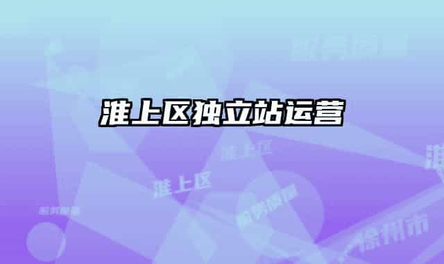 淮上區(qū)獨(dú)立站運(yùn)營