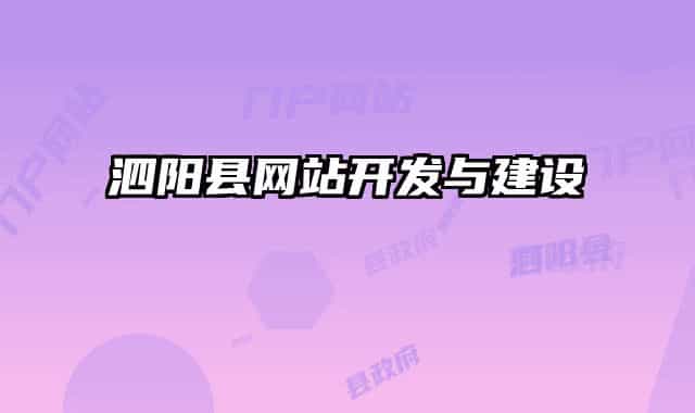 泗陽縣網(wǎng)站開發(fā)與建設(shè)