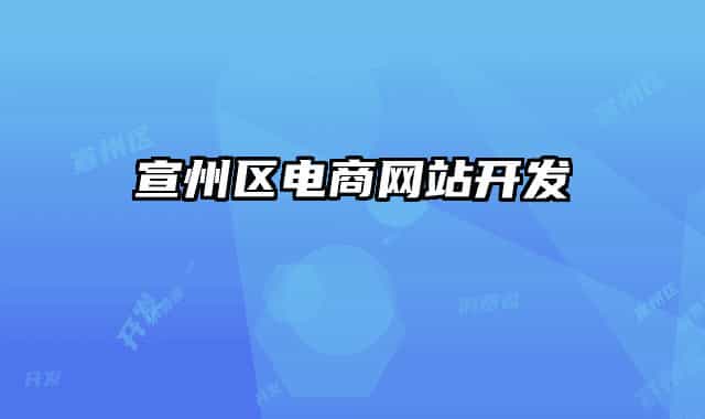 宣州區(qū)電商網(wǎng)站開發(fā)