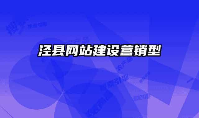 涇縣網(wǎng)站建設營銷型