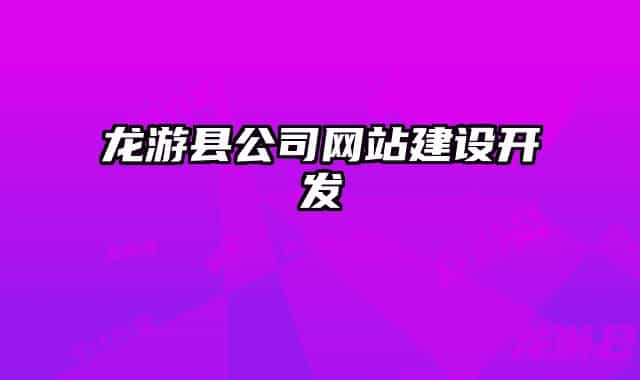 龍游縣公司網(wǎng)站建設(shè)開(kāi)發(fā)